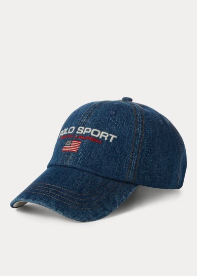 Men's Polo Ralph Lauren Limited-Edition Denim Caps | 716932BHO